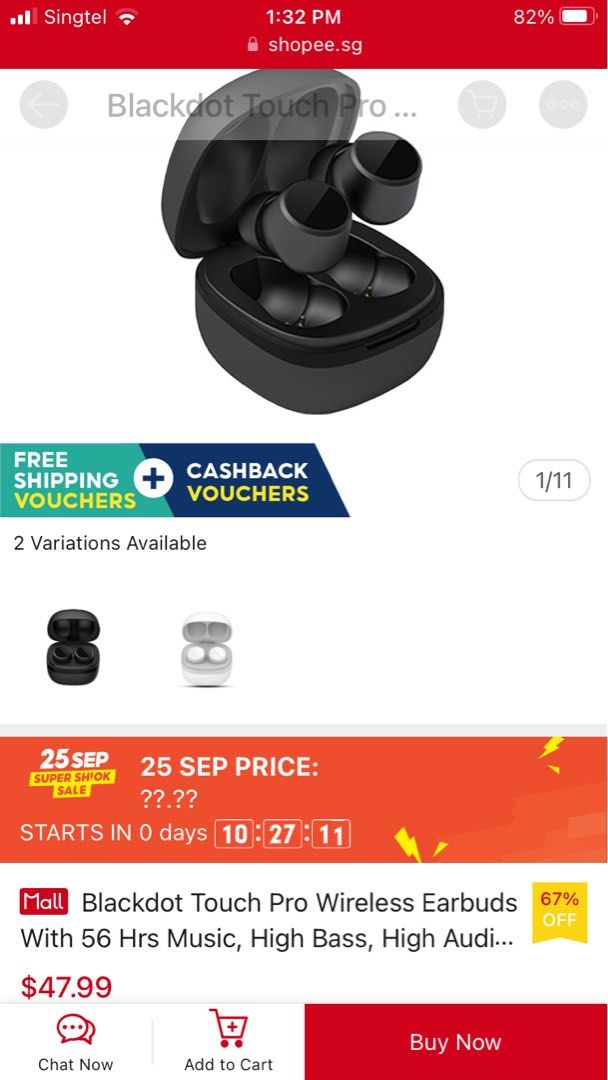 Blackdot touch pro shop wireless earbuds review