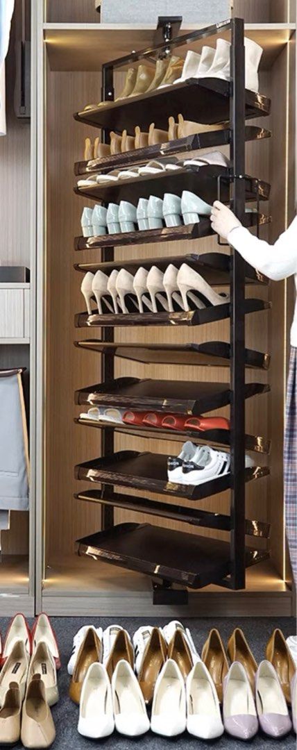 Wardrobe shoe storage solutions on sale