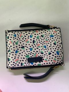 BN Fossil leather card coin key pouch