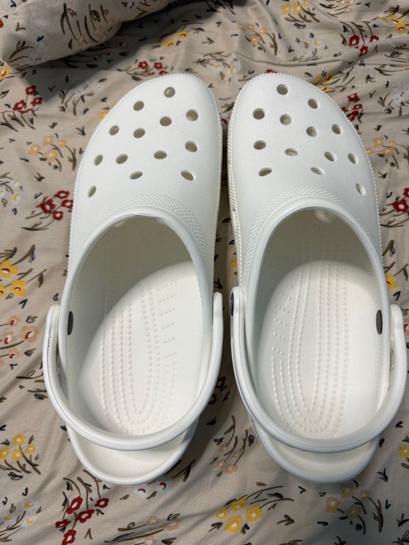 White crocs on sale size 9