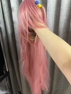 Bocchi the rock pink wig with hair accessory