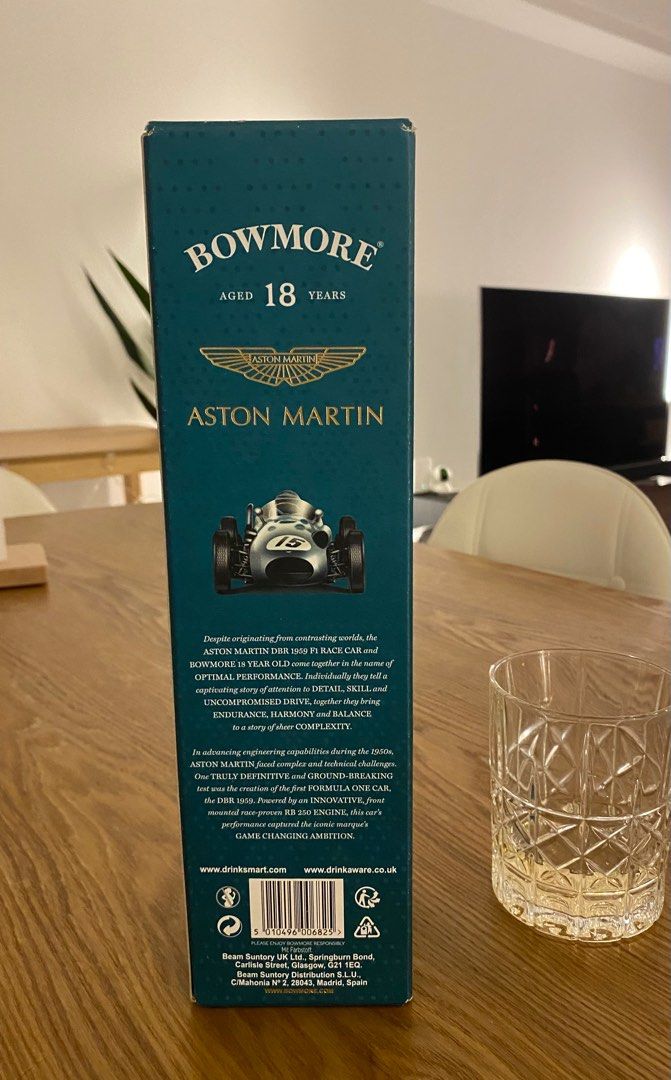 Bowmore　Alcoholic　Martin,　on　Food　18　Beverages　Carousell　Aston　Drinks,