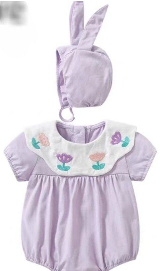 Brand New Baby Romper Purple Babies Kids Babies Kids