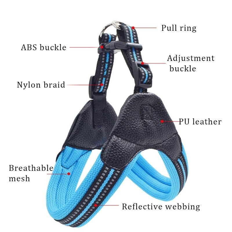 Top paw mesh dog harness cheap