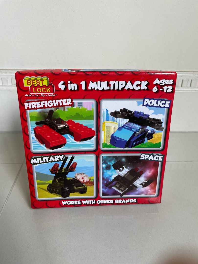 Best lock construction toys firefighters discount