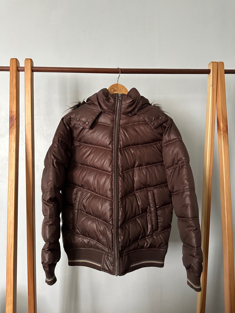 Brown Puffer Jacket, Men's Fashion, Coats, Jackets and Outerwear on ...