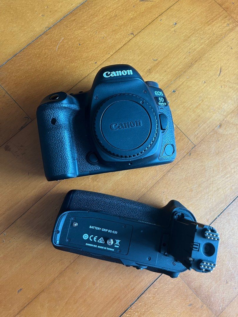 Canon 5D mark IV 5D4 with BG-E20 battery Grip, L-Bracket, Nitecore