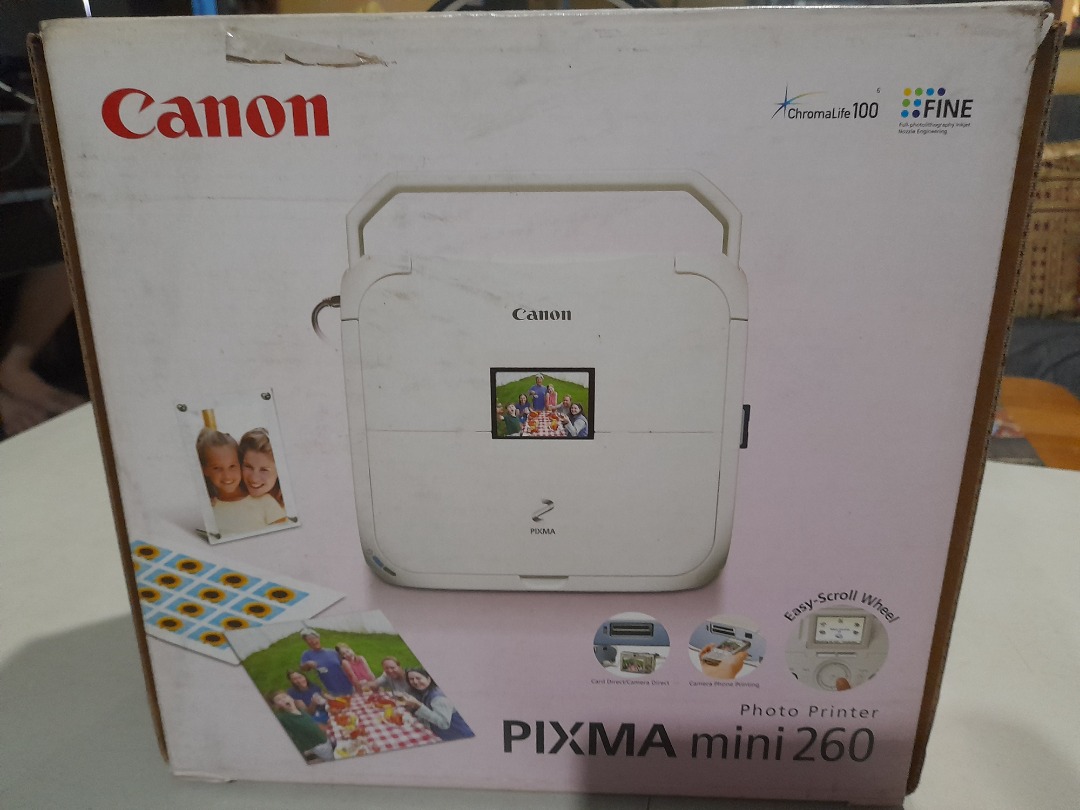 Canon PIXMA mini260 Photo Inkjet Printer New, Open Box., Computers