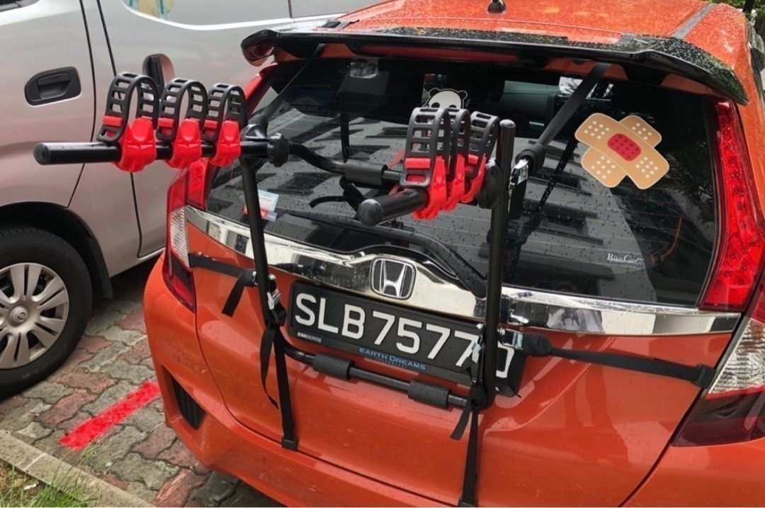 Bike rack for honda fit with spoiler sale