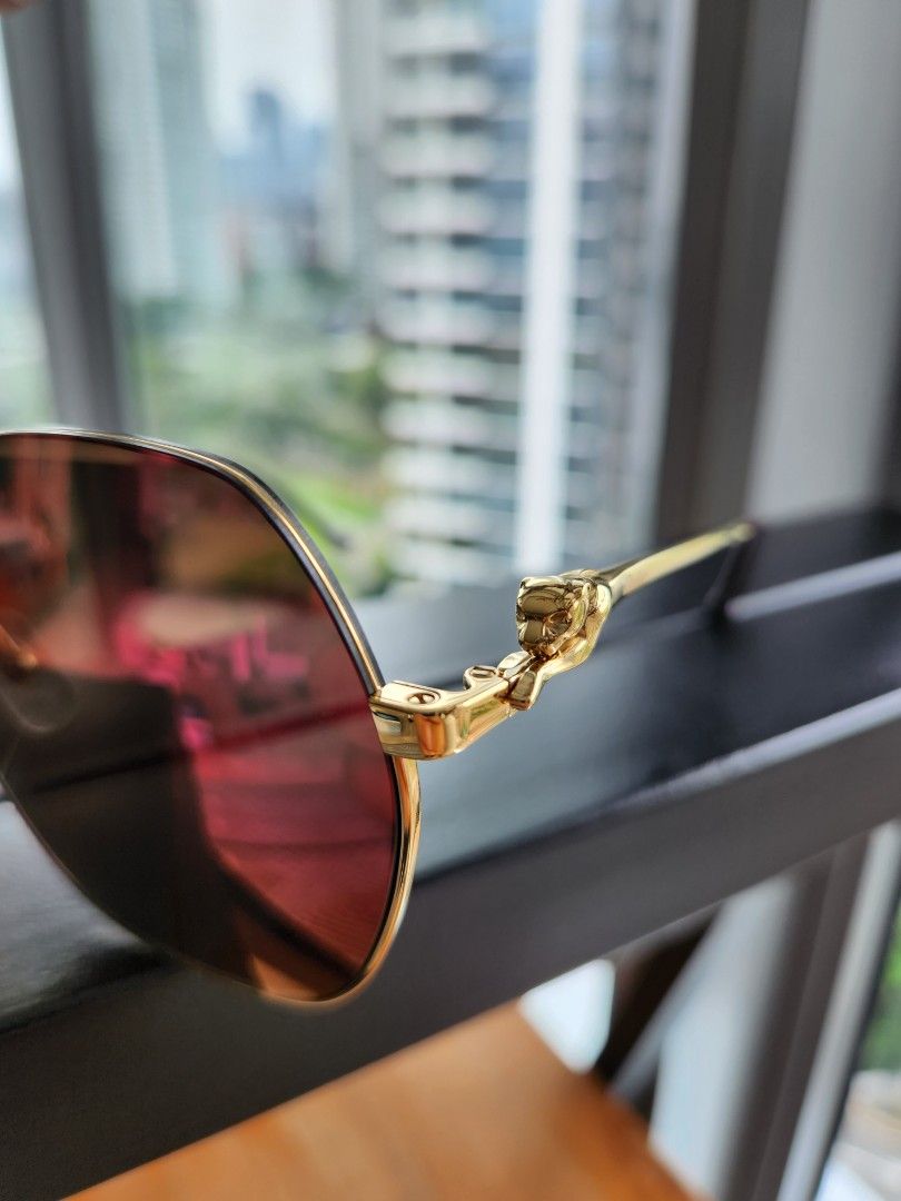 Cartier sunglasses new arrivals gold