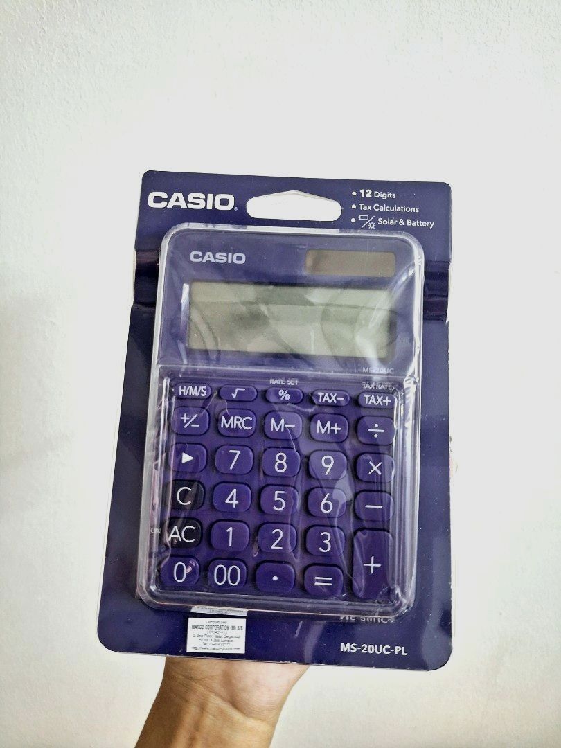 Casio purple on sale calculator