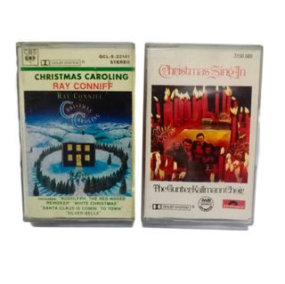 Cassette Tape Christmas Songs Ray Conniff / The Gunter Kallmann Choir