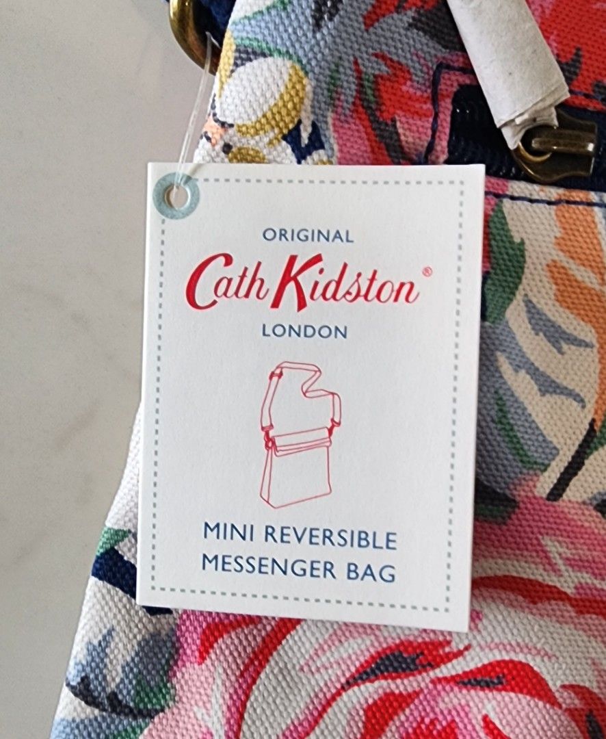 Cath Kidston Mini Reversible Messenger Bag Women s Fashion Bags