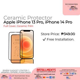 Ceramic Protectors for iPhone 13 Pro Max, iPhone 14 Pro and more