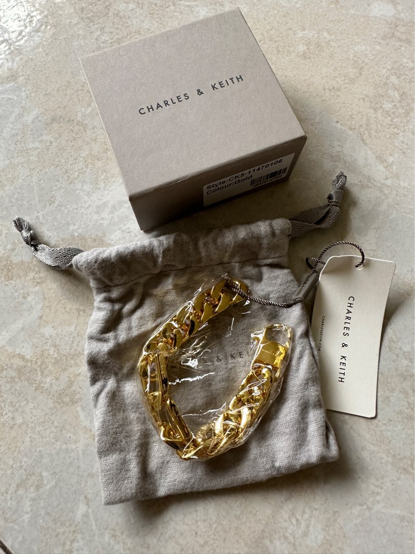 Charles & Keith Women's Gabine Chain-Link Bracelet