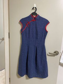 Golden scissors cheongsam on sale