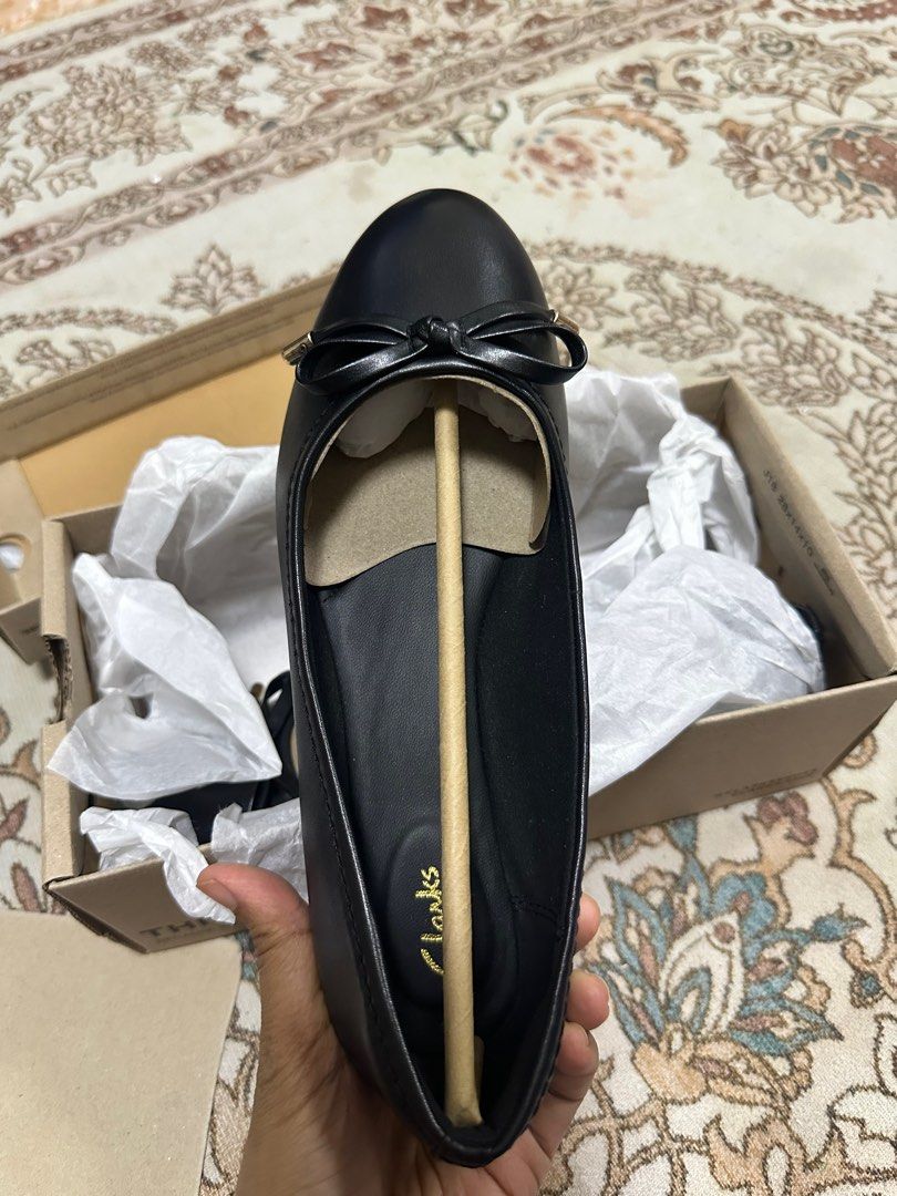 Clark Grace Lily in Black Women s Fashion Footwear Flats on