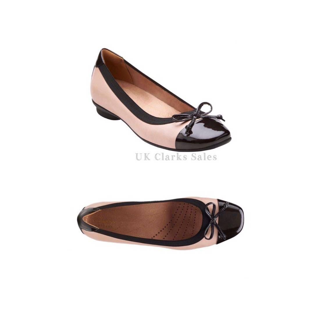 Clarks ladies flat shoes sale on sale