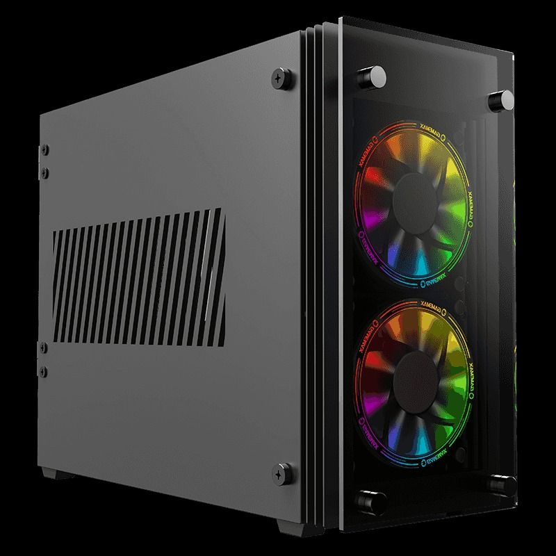 CLEARANCE | GAMEMAX STRATOS ITX PC CASING CHASSIS | ITX MOBO ATX PSU ...