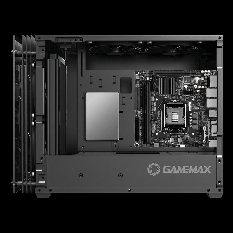 CLEARANCE | GAMEMAX STRATOS ITX PC CASING CHASSIS | ITX MOBO ATX PSU ...
