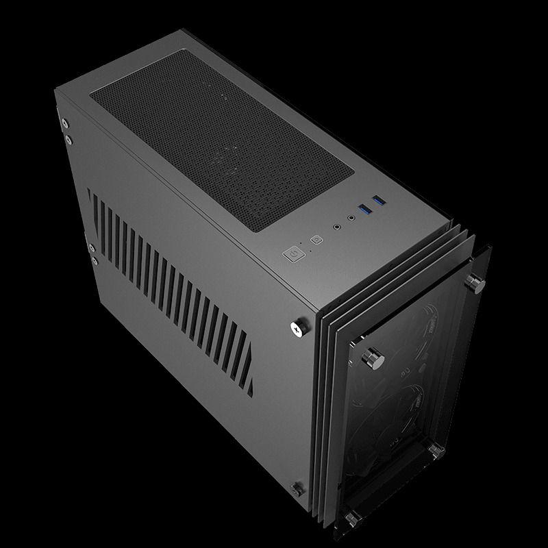 CLEARANCE | GAMEMAX STRATOS ITX PC CASING CHASSIS | ITX MOBO ATX PSU ...
