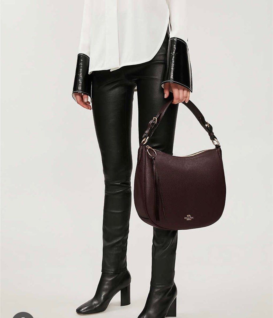 Coach sutton sales hobo oxblood