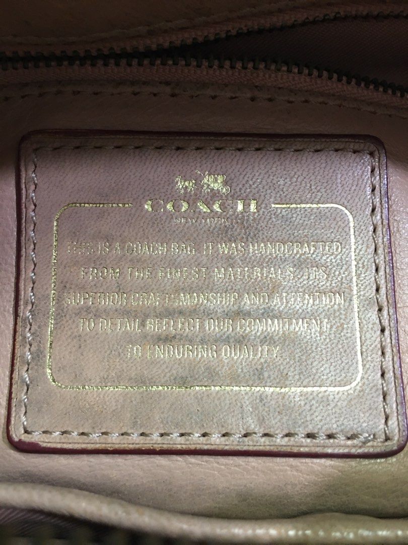 This is a coach bag it was clearance handcrafted from the finest materials