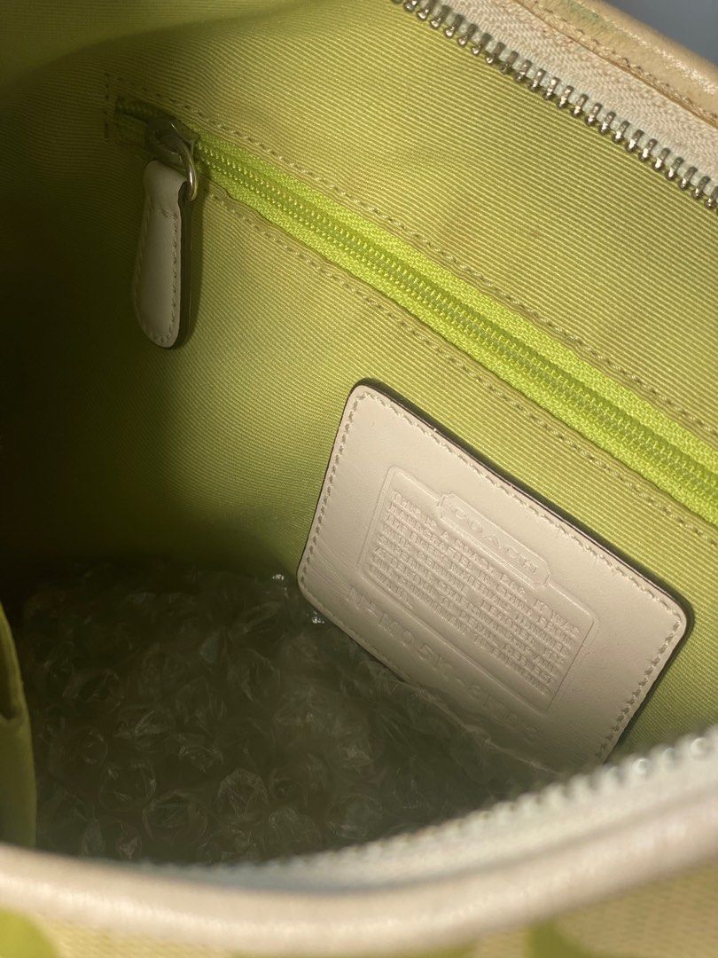 COACH Lime u0026 Green Hobo Bag, Luxury, Bags u0026 Wallets on Carousell