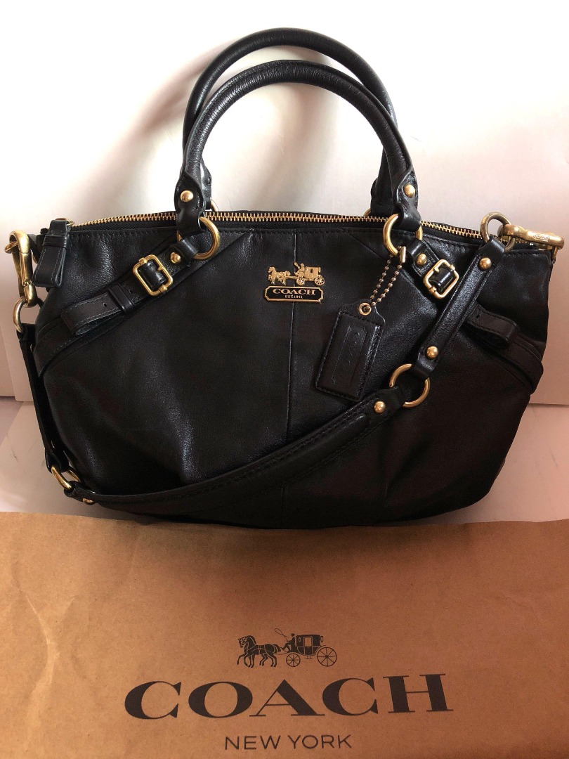 Coach Madison Leather Sophia Satchel Authentic Luxury Bags