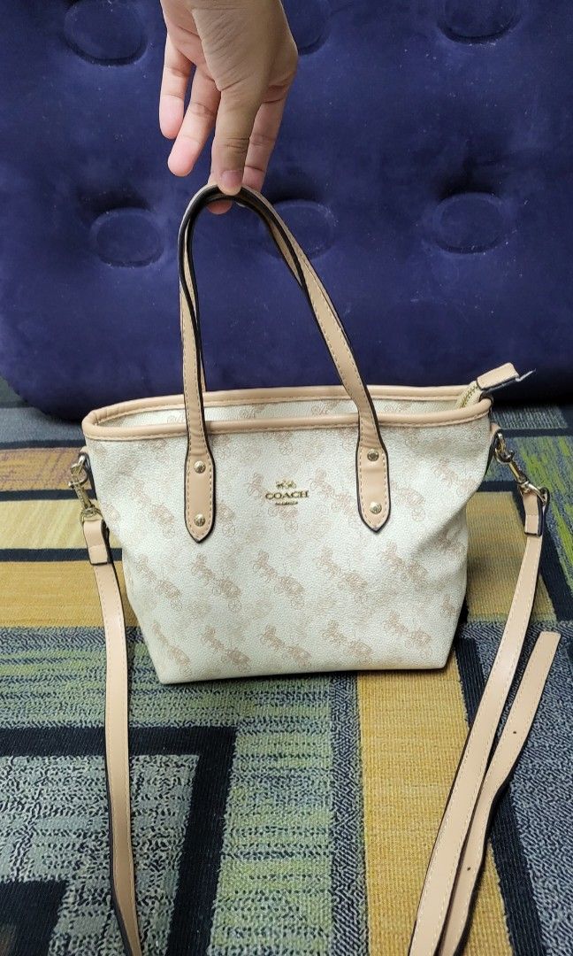 Coach Two Way Mini Tote with long Strap