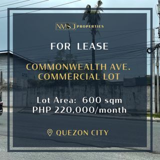 Commercial Lot For Rent Along Commonwealth Avenue Quezon City