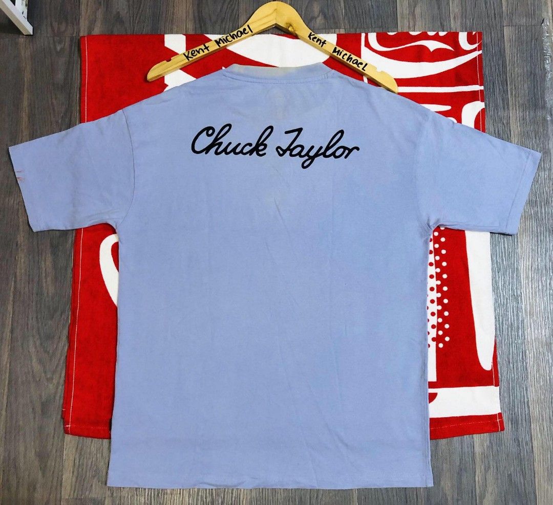 Converse Chuck Taylor Tee (Category: Tshirts & Polo Shirts ) located in Manila. Submitted by kenthrift2000 (Listing ID 1256587774, Image 2). Description: Converse Chuck Taylor Tee with Front Chuck Taylor Patch Dimensions: 21x28 Issue may stains pero sa tingin ko matatanggal needs wash lang.