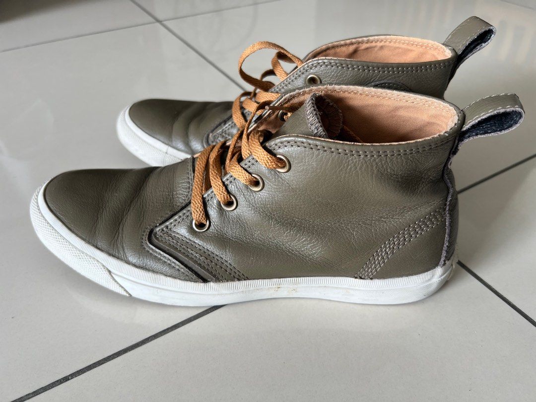Leather converse size 9 outlet
