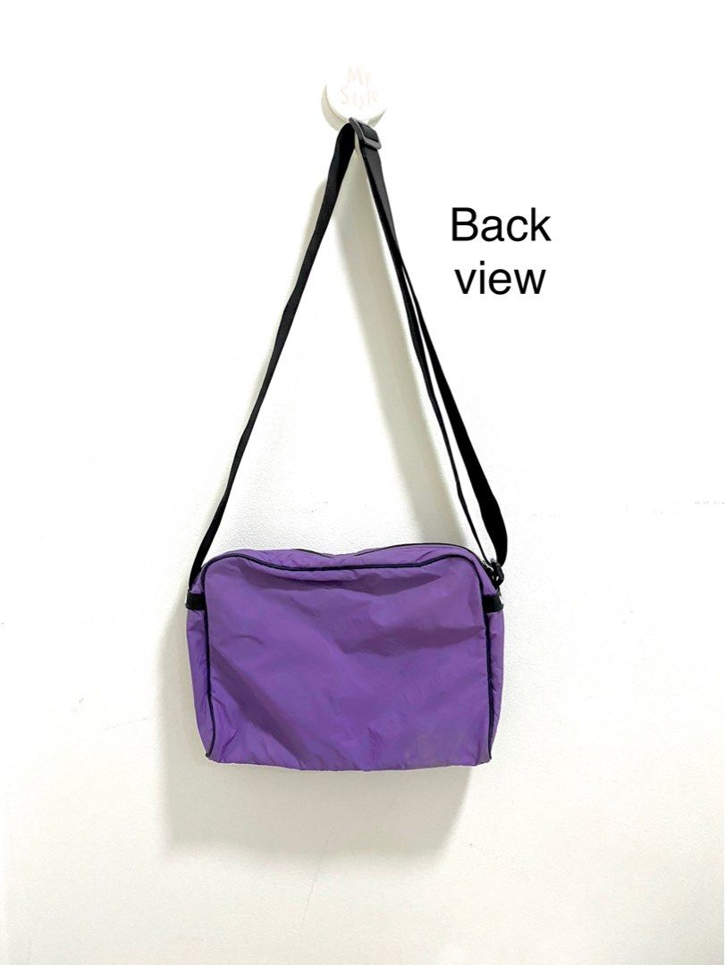 Purple converse messenger bag clearance