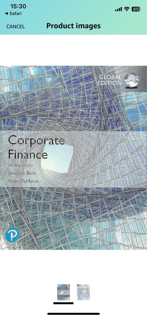 洋書 Corporate finance 5th edition Corporate Finance, 5th Global Edition, E-Learning with e