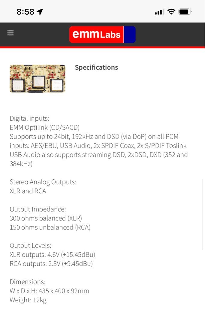 DAC2X V2 D/A Converter, Audio, Other Audio Equipment on Carousell