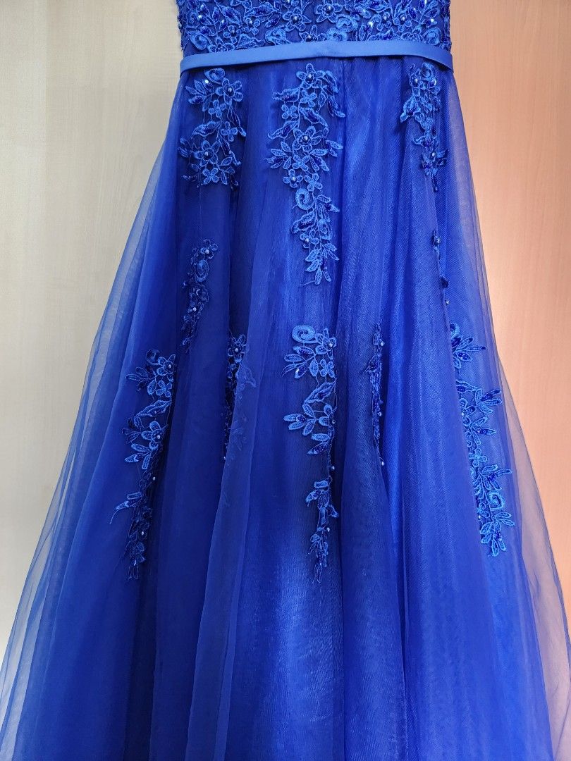 Formal blue dress clearance