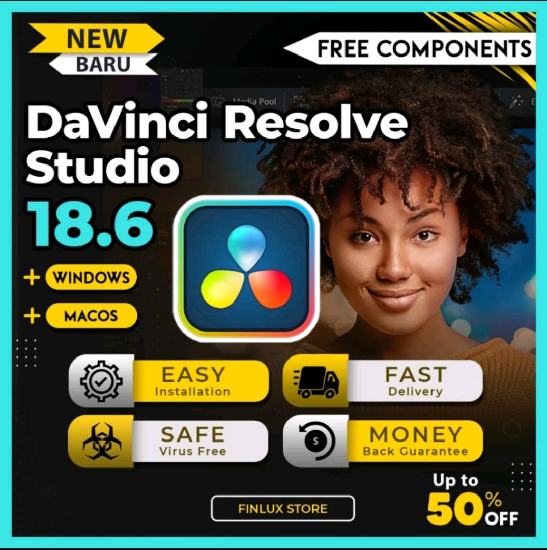 DaVinci Resolve Studio 18.6【USBドングル版】