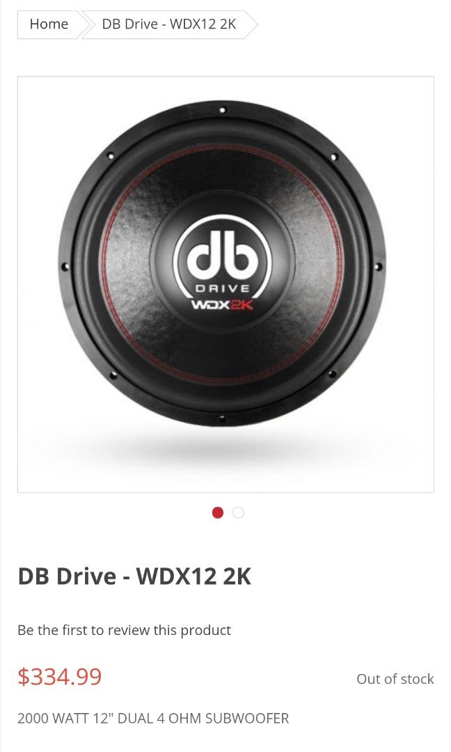 DB drive monoblock 3k and Woofer for car for sell amplifier car