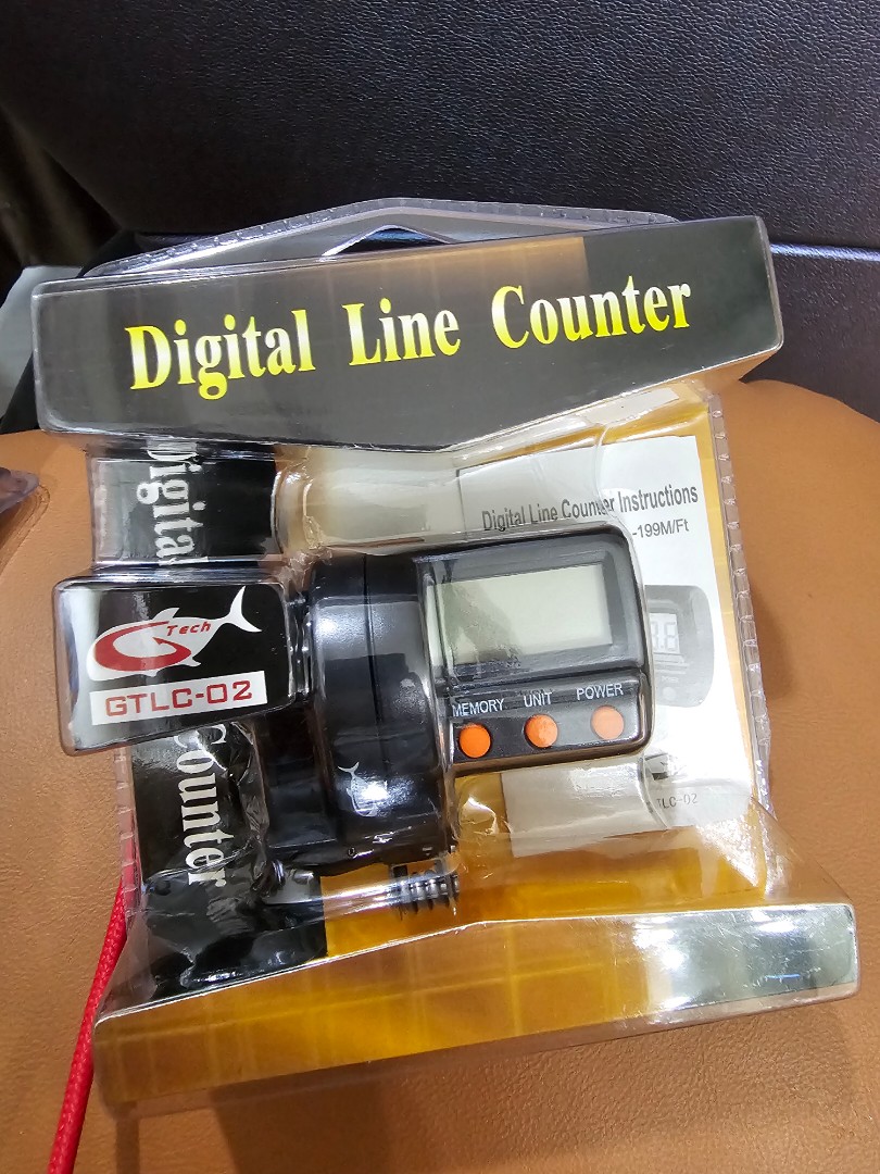 Digital fishing line counter