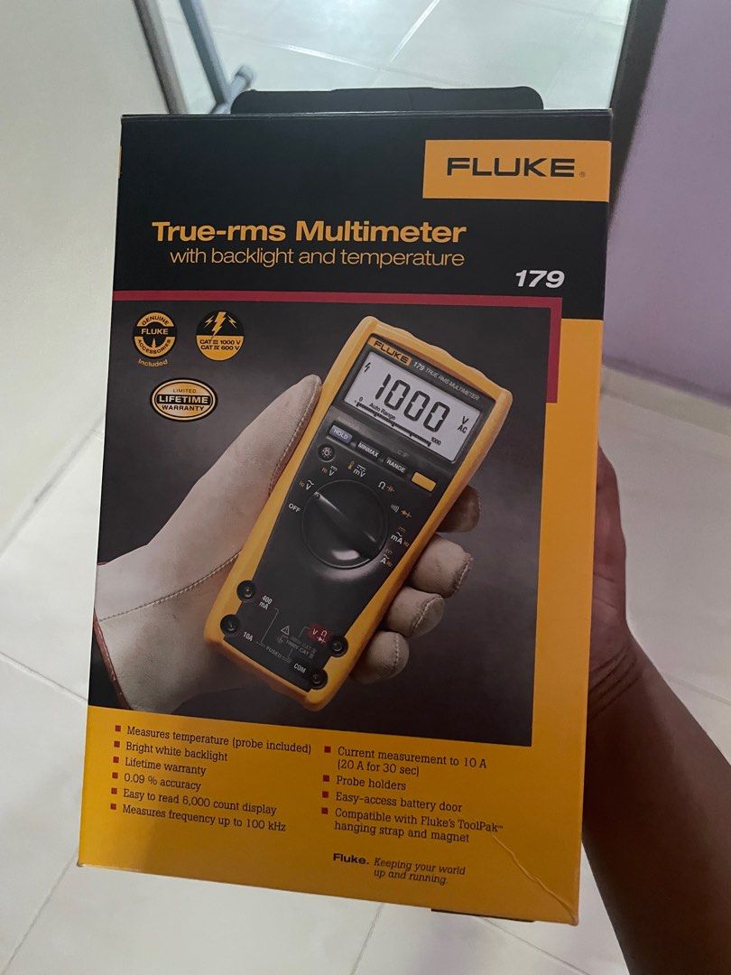 FLUKE 179 TRUE RMS MULTIMETER , TV & Home Appliances, Electrical ...
