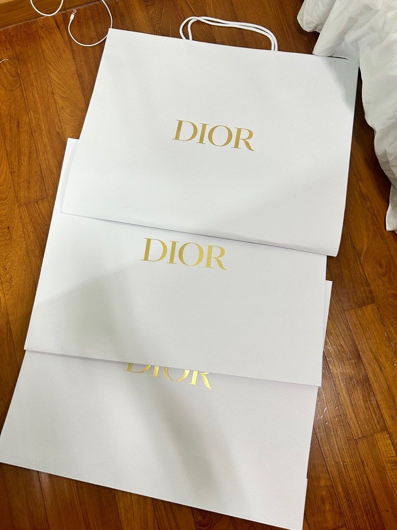 Dior 5X Super Big paper bag bundle Luxury Accessories on Carousell