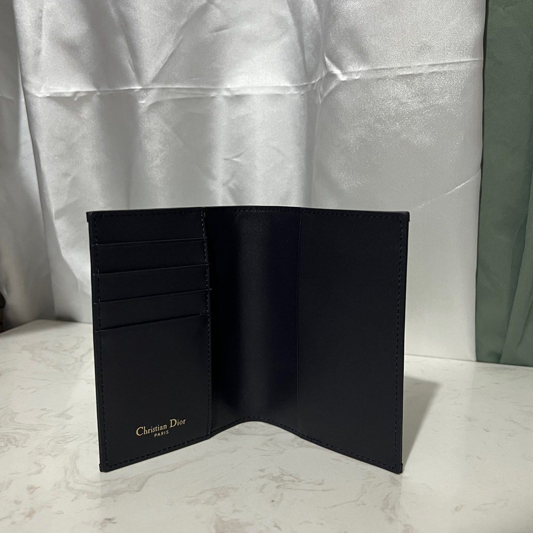 Christian Dior Passport Holder Oblique Canvas with Leather, Luxury, Bags &  Wallets on Carousell