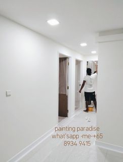 Discount House painting!cheap price!experienced painter!bto house paint!hdb!condo!landed!EM!EA!shophouse paint!plastering!wallpaper remove!wall n ceiling paint!bedroom n livingroom paint!door n frame paint!flake epoxy!normal epoxy!toilet renovation etc