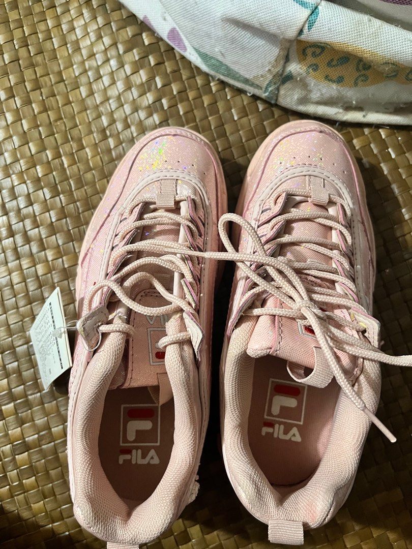 Chaussures online fila rose