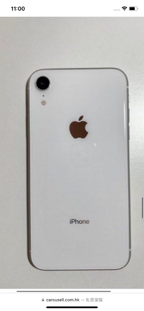 港版Dual Sim iPhone XR 白色256GB 95% New, 手提電話, 手機, iPhone