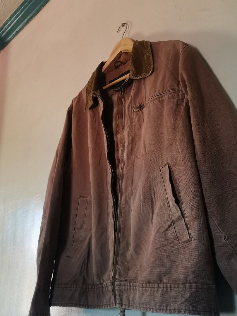 Eddie Bauer khaki detroit jacket