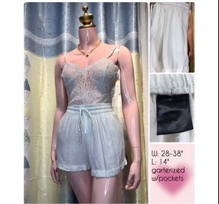 Edited white short