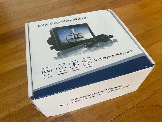 FEISIKE Handlebar Bike Mirror Bicycle Rear View camera with 4.3