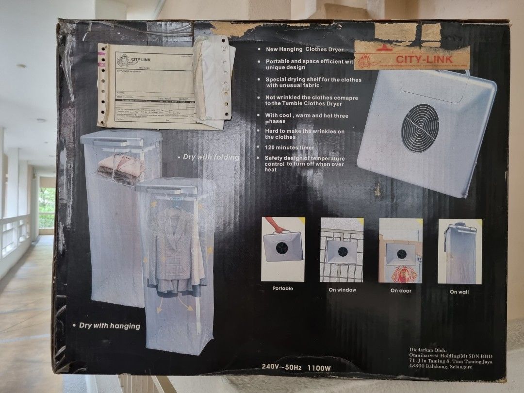 Electric Hanging Clothes Dryer, Everything Else, Others on Carousell